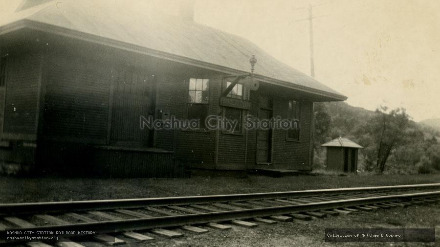Postcard: Railroad Depot, Riverton, Vermont